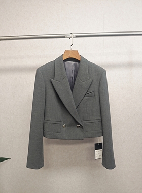 大牌h专柜&25春款福利 气质长袖西装短外套（仅换码）13844