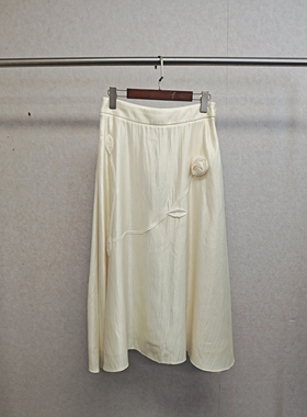 大牌h专柜25夏款＆精致高腰A版半身长裙（带内衬）15400