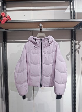 S系列＆专柜25冬反季福利 时尚短款连帽羽绒服