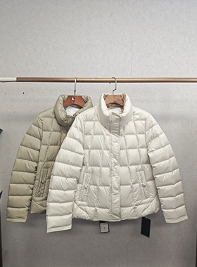 大牌h专柜＆冬款福利 简约纯色百搭立领羽绒服 12760