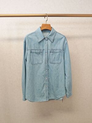 大牌h专柜25春款福利&100%棉 牛仔衬衫薄外套（仅换码）14543