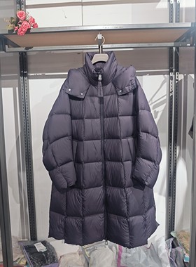 反季福利:S系列＆专柜25冬 克重200g+ 巨保暖长款连帽羽绒服