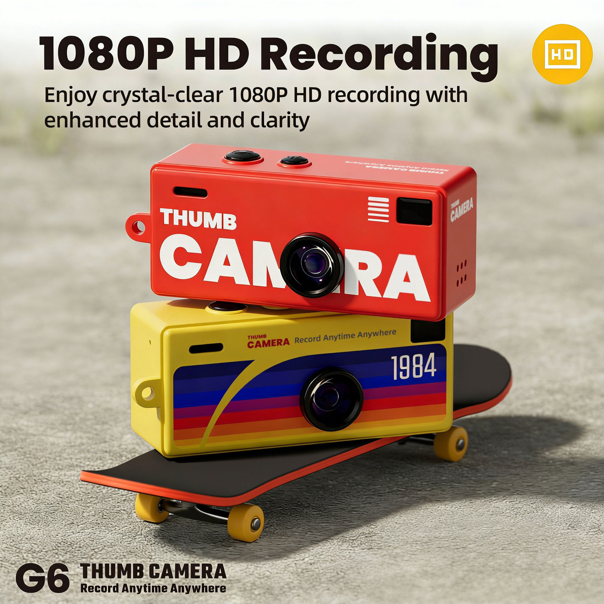 跨境G6拇指迷你相机学生党户外运动摄像机拍照录像儿童口袋照相机,3C数码配件,数码相机包,淘宝优惠券,粉丝福利购,淘宝优惠卷