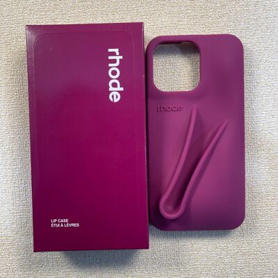 海莉rhode同款唇彩硅胶适用苹果15pro硅胶手机壳iphone16套