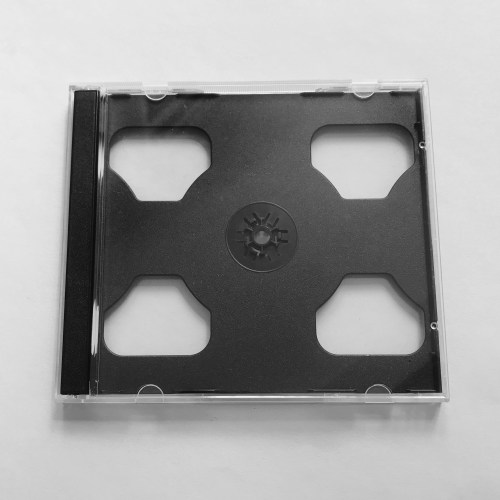 原装进口黑色2CD光盘空盒子