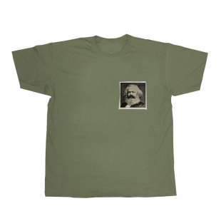 马克思注意复古朋克风便利贴设计小众文艺学院风纯棉男女短袖 T恤