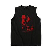 cobain涅槃柯本朋克品质厚板印花小众无袖 nirvana kurt 坎肩T恤