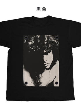 the doors大门乐队迷幻摇滚铆钉贴布文艺风男女夏季坎肩无袖T恤