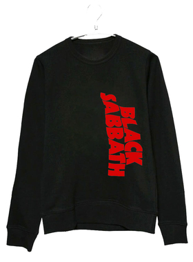 新到多款黑色安息日black-sabbath重金属摇滚低调棉毛圈黑色卫衣