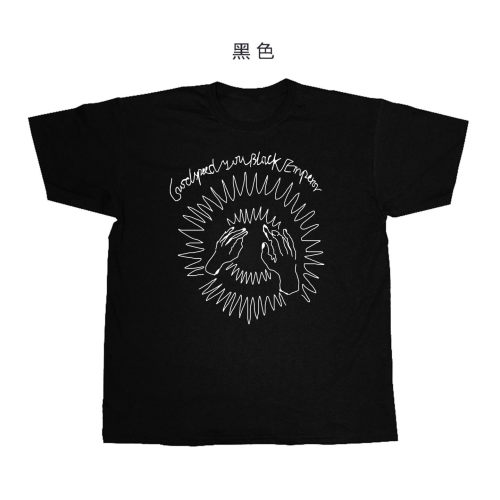 godspeed you black emperor一路顺风黑色帝王手绘设计纯棉短袖T