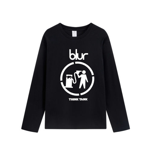 blur think tank模糊乐队纯棉男女文艺音乐长袖T恤卫衣