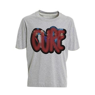 can the you治愈goth摇滚喷印摇滚宽松柔滑短袖 why cure