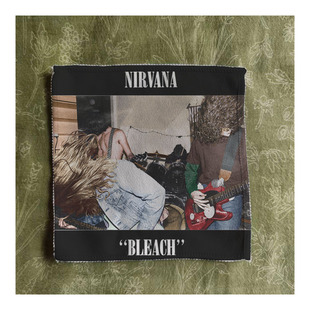 nirvana bleach涅盘乐队漂白印花柯本垃圾朋克布贴包包衣服配件