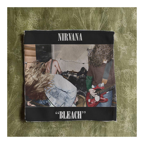 nirvana bleach涅盘乐队漂白印花柯本垃圾朋克布贴包包衣服配件