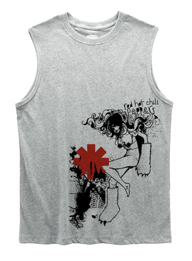 red hot chili peppers rhcp 红辣椒乐队 透气印花坎肩背心无袖T