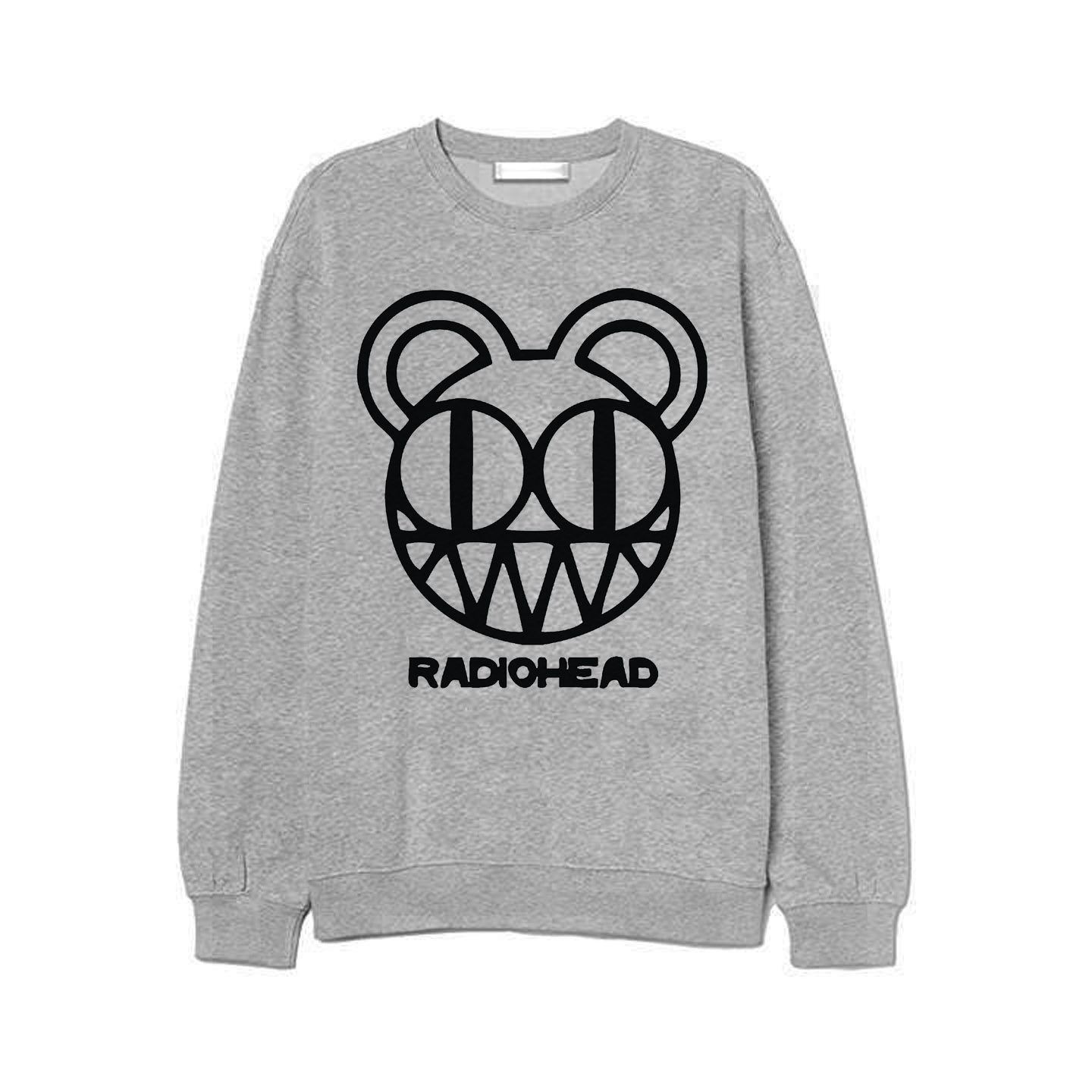 radiohead电台司令手绘卡通印花摇滚文艺男女春秋薄款卫衣外套