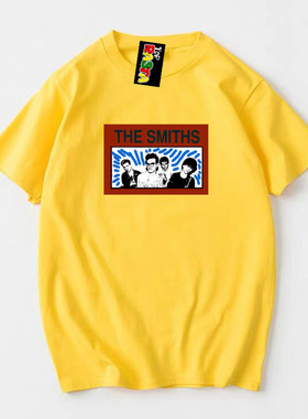 radiohead the smiths van halen suede英伦摇滚印花T恤