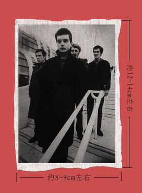 快乐分裂joy division Ian curtis后朋克暗黑帆布贴布标remake