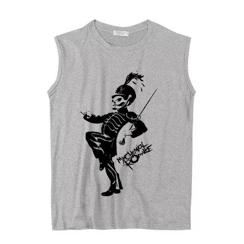 my chemical romance mcr 我的化学浪漫 emo朋克摇滚坎肩背心无袖