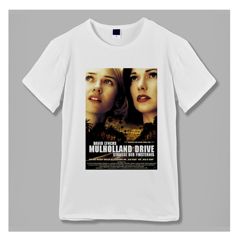 David Lynch Double Peak Mulholland Road Rubber Head Bizarre Fantasy cult Film Artistic Youth T-shirt thumbnail 2