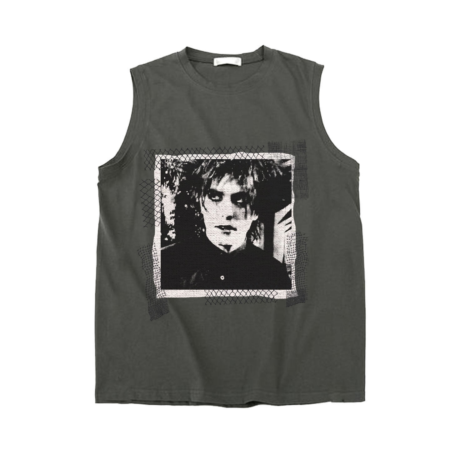 the cure goth rock治愈哥特摇滚后朋克透气贴布男女无袖T恤坎肩