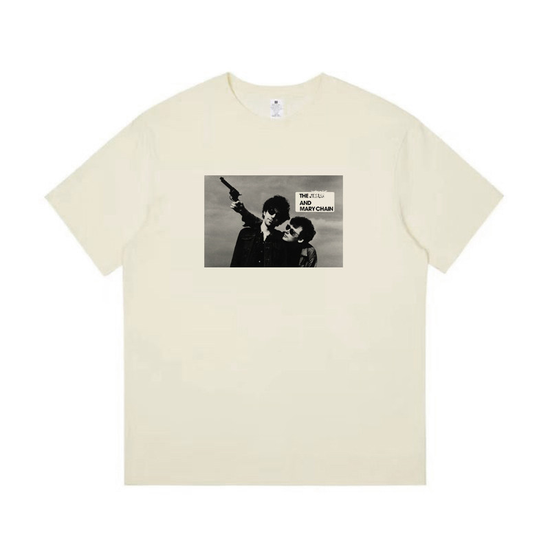 另类摇滚MaryChain JAMC玛丽链暗黑之地盯鞋独立音乐男女复古T恤