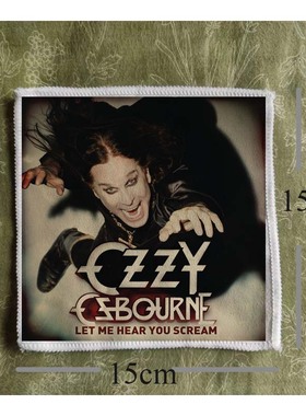 black sabbath ozzy黑色安息日印花diy remake布贴包牛仔服T配件