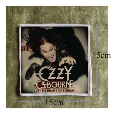 black sabbath ozzy黑色安息日印花diy remake布贴包牛仔服T配件