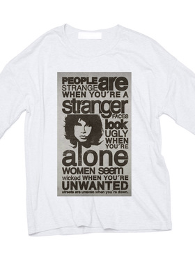 the doors jim morrison吉姆莫里森大门乐队宽松舒适极柔莫代尔T