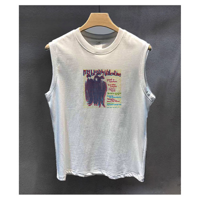 my bloody Valentine mbv我的情人节摇滚纯棉男女短袖T背心坎肩