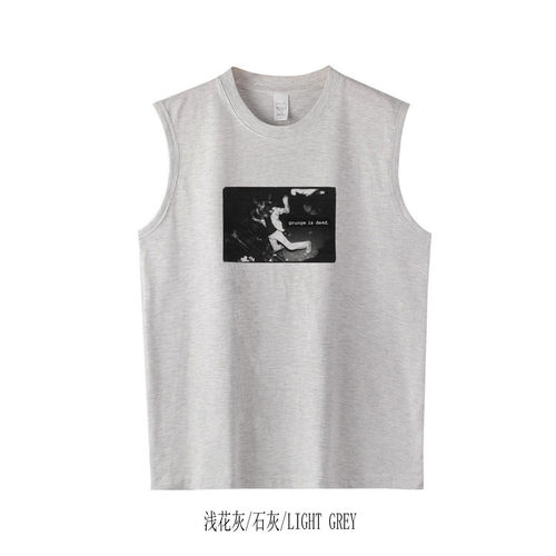 kurt cobain柯本涅盘grunge punk手工拓印设计感男女纯棉短袖T恤