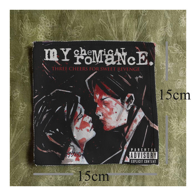my chemical romance mcr我的化学浪漫软薄微绒面布贴布标布章