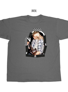 kurt cobain nirvana smells like teen spirit男女短袖T恤