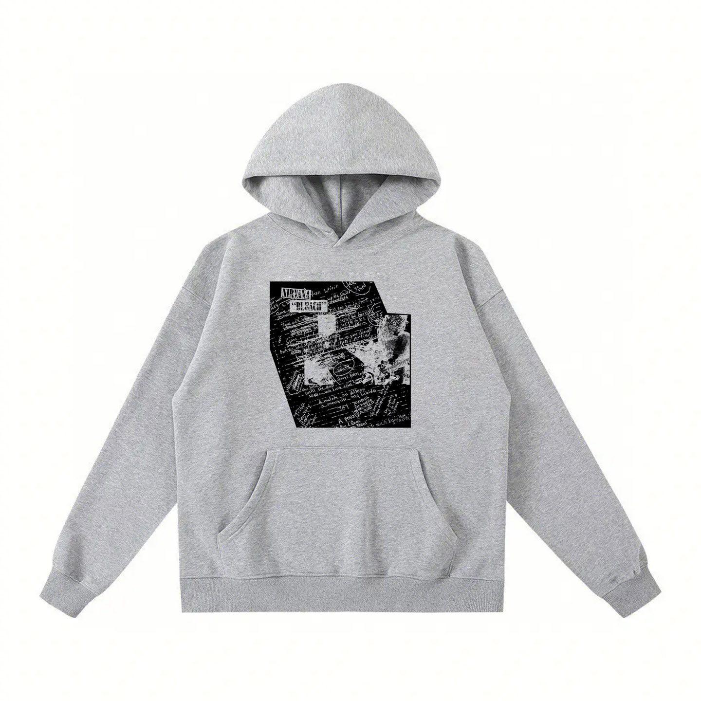 nirvana grunge punk涅槃复古垃圾摇滚风男女帽衫连帽卫衣外套