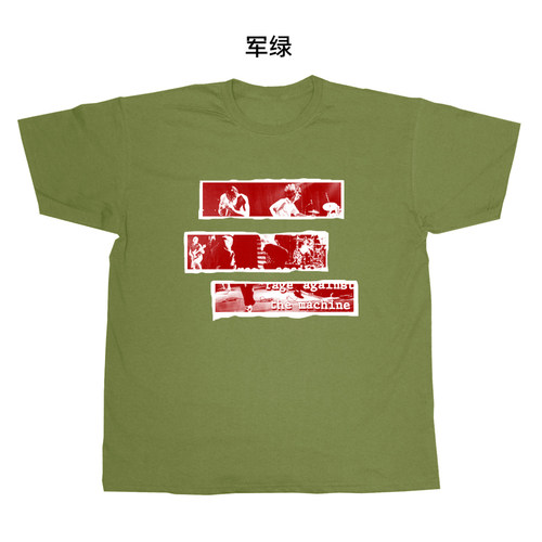 rage-against-the-machine-ratm左翼反战摇滚朋克复古手工摇滚T恤