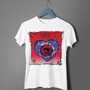 cure 短袖 Friday love治愈文艺风摇滚乐队女收腰略修身 T恤 the