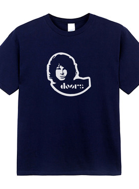 jim morrison the doors 大门乐队吉姆莫里森手绘胶印无袖坎肩T恤