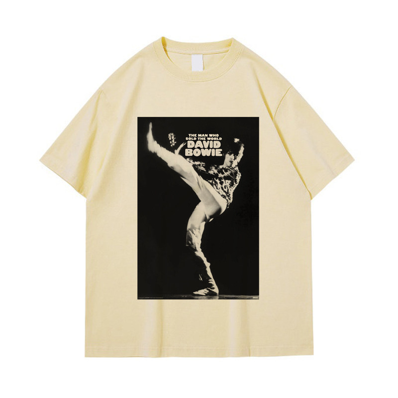 大卫鲍伊 david bowie the man who sold the world 短袖圆领T恤