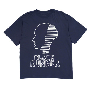blade runner cyber punk赛博朋克银翼杀手手绘设计感纯棉短袖T恤
