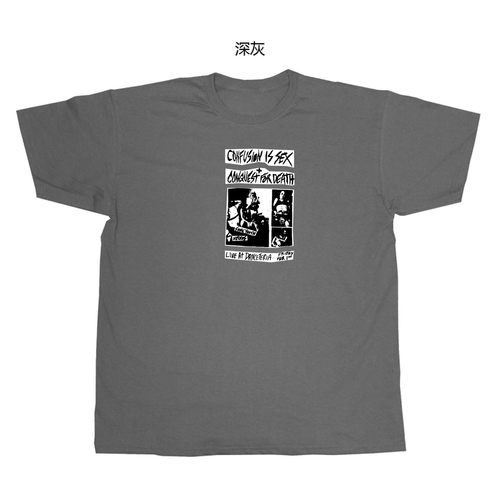 sonic youth dirty punk复古朋克摇滚男女纯棉无袖背心坎肩T恤