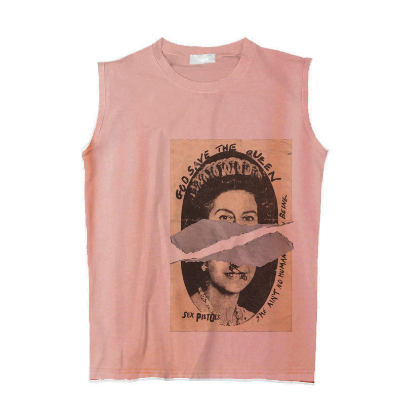 sonic youth sex pistols bauhaus 性手枪音速青年圆领坎肩无袖T