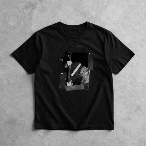 punk style kurt cobain柯本涅槃压胶贴布设计手工制作男女短袖T
