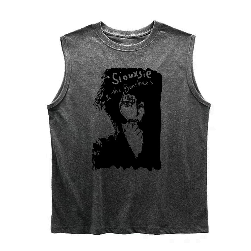 Siouxsie and the Banshees苏可西女妖暗黑哥特滚男女坎肩背心T