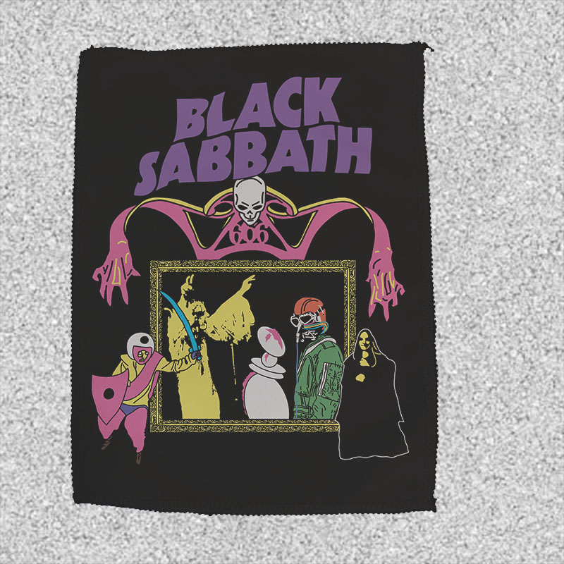 black sabbath heaven and hell黑色安息日重金属布贴包衣服配件
