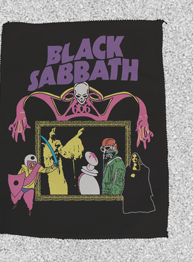 black sabbath heaven and hell黑色安息日重金属布贴包衣服配件