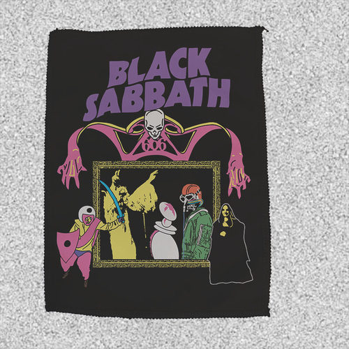 black sabbath heaven and hell黑色安息日重金属布贴包衣服配件