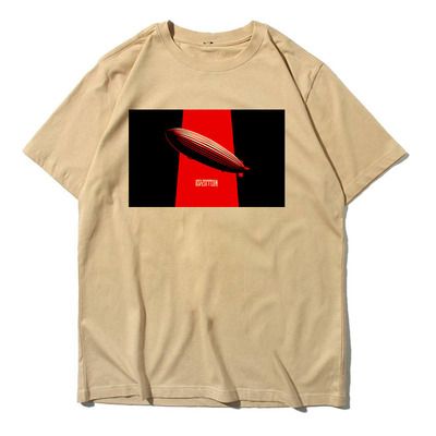 经典摇滚乐队齐柏林飞艇纯棉t恤