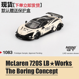 MINIGT#1083 LBWK 迈凯伦McLaren 720S TBC涂装 仿真超跑汽车模型