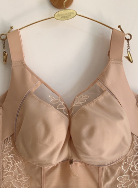 专柜好货茉茜朵朵超强收副乳七排扣大码薄款95CD调整型文胸内衣