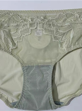 奥维丝丽冰丝蕾丝液化钛底裆好洗抗菌内裤221109